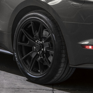 Platišče iz lahke zlitine 19" s 5 kraki, črn, zadaj